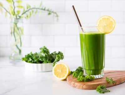 Jus vert pour booster système immunitaire